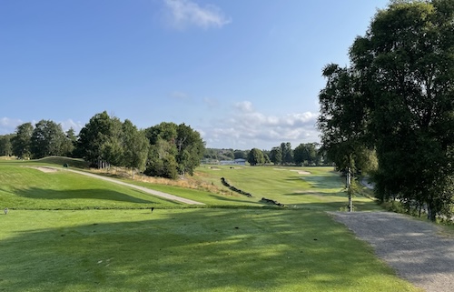 Vy på Skaftö golfklubb